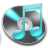 iTunes - Black Icon 48x48 png
